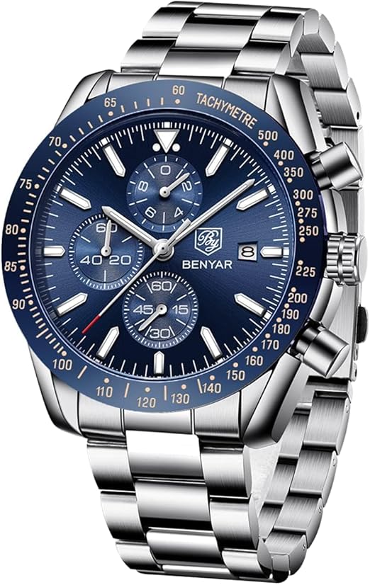 Montre Chronographe Benyar – Style Sport & Élégance