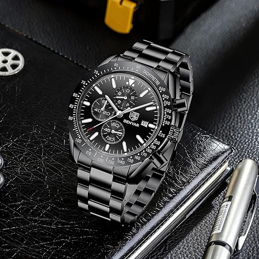 Montre Chronographe Benyar – Style Sport & Élégance