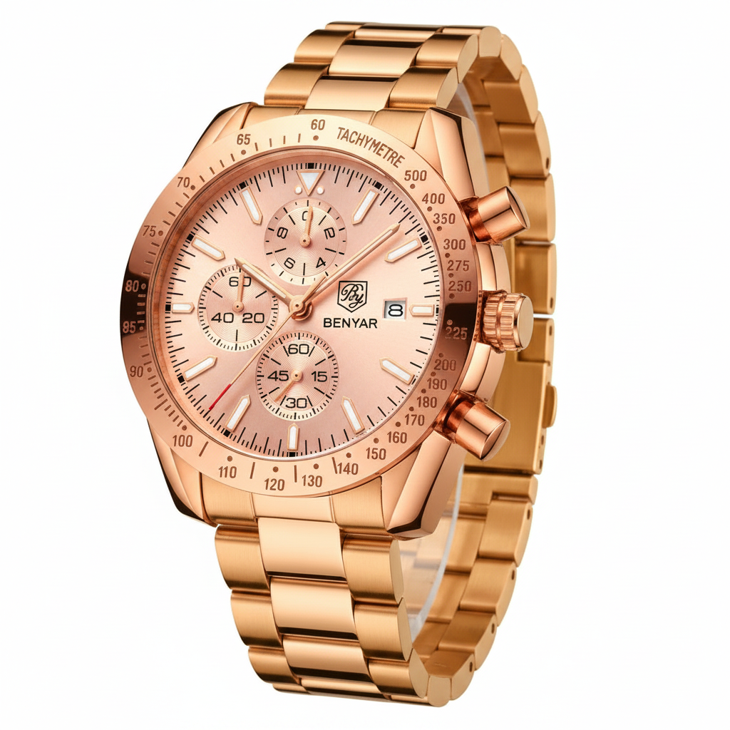 Montre Chronographe Benyar – Style Sport & Élégance
